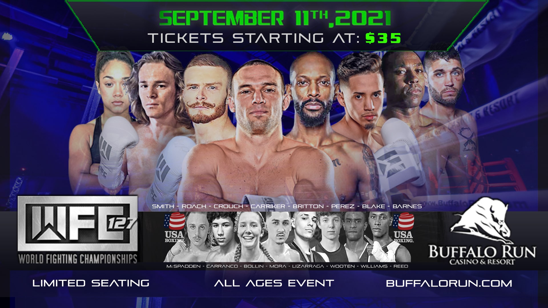 WFC Boxing 127 Poster