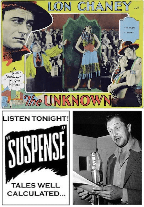 The Unknown Silent Movie and Suspense